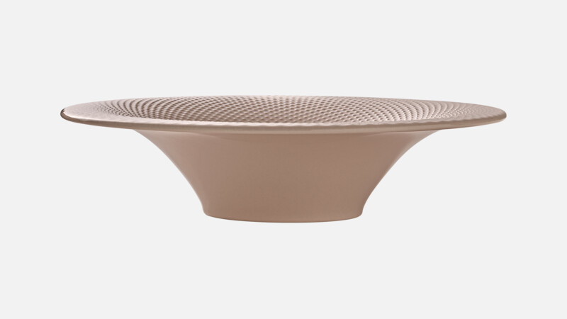 Plate deep round coupe embossed 27 cm