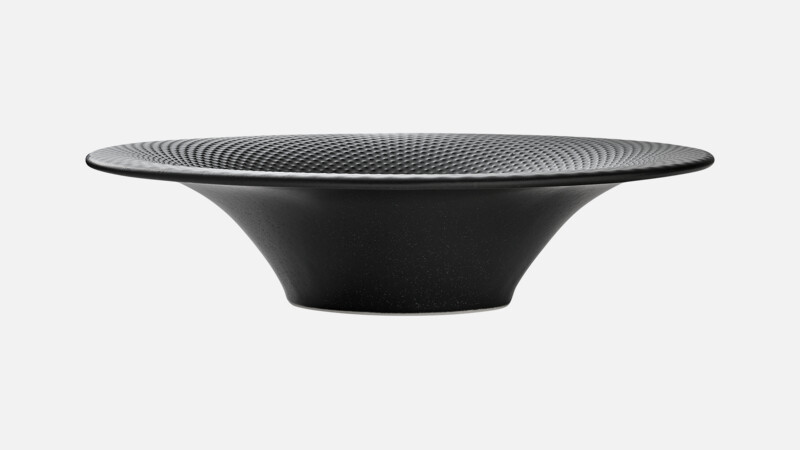 Plate deep round coupe embossed 27 cm