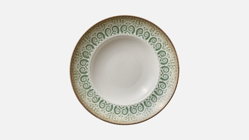 Plate deep round with rim 27.5 cm