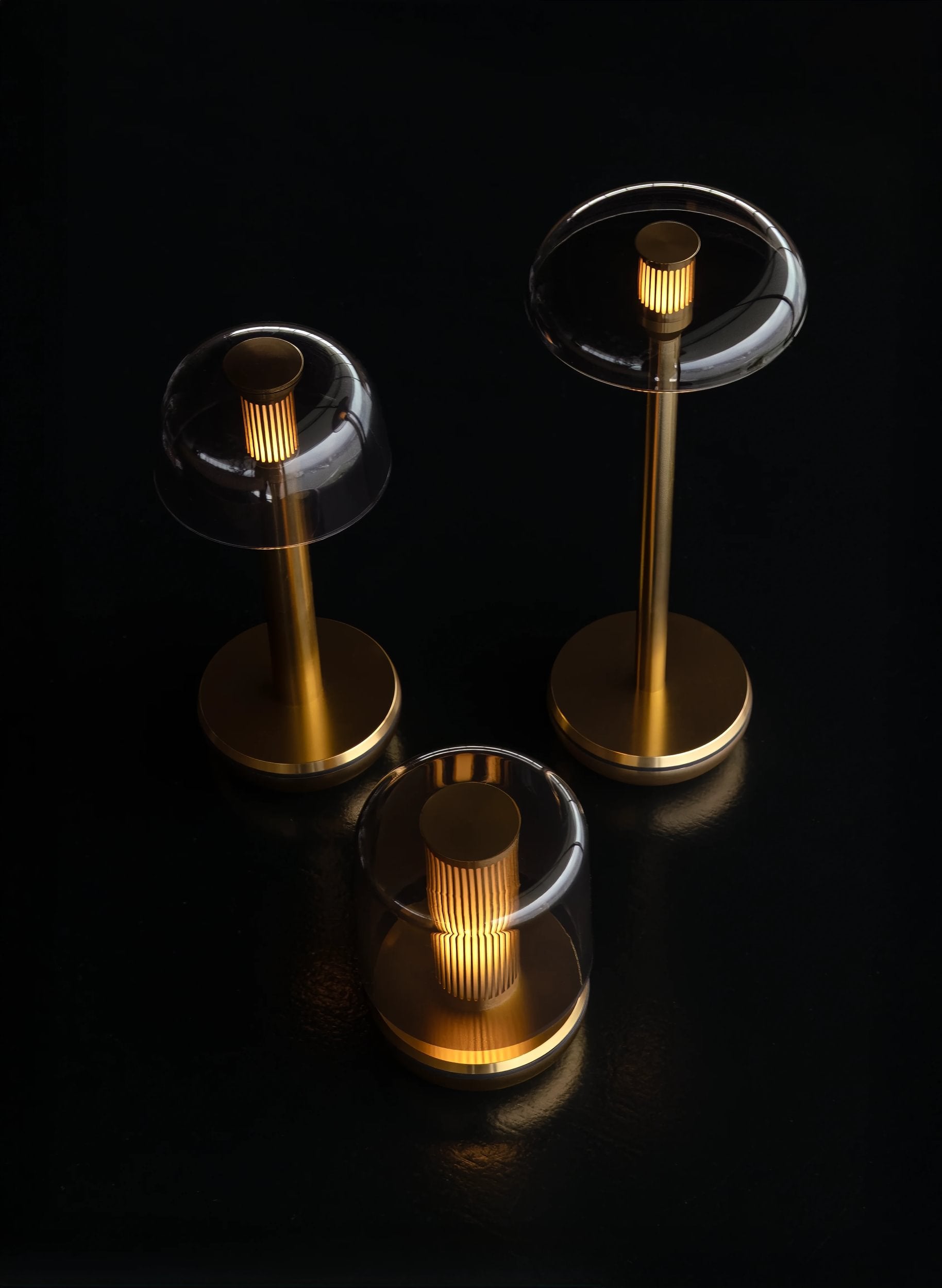 Two Gold Frosted