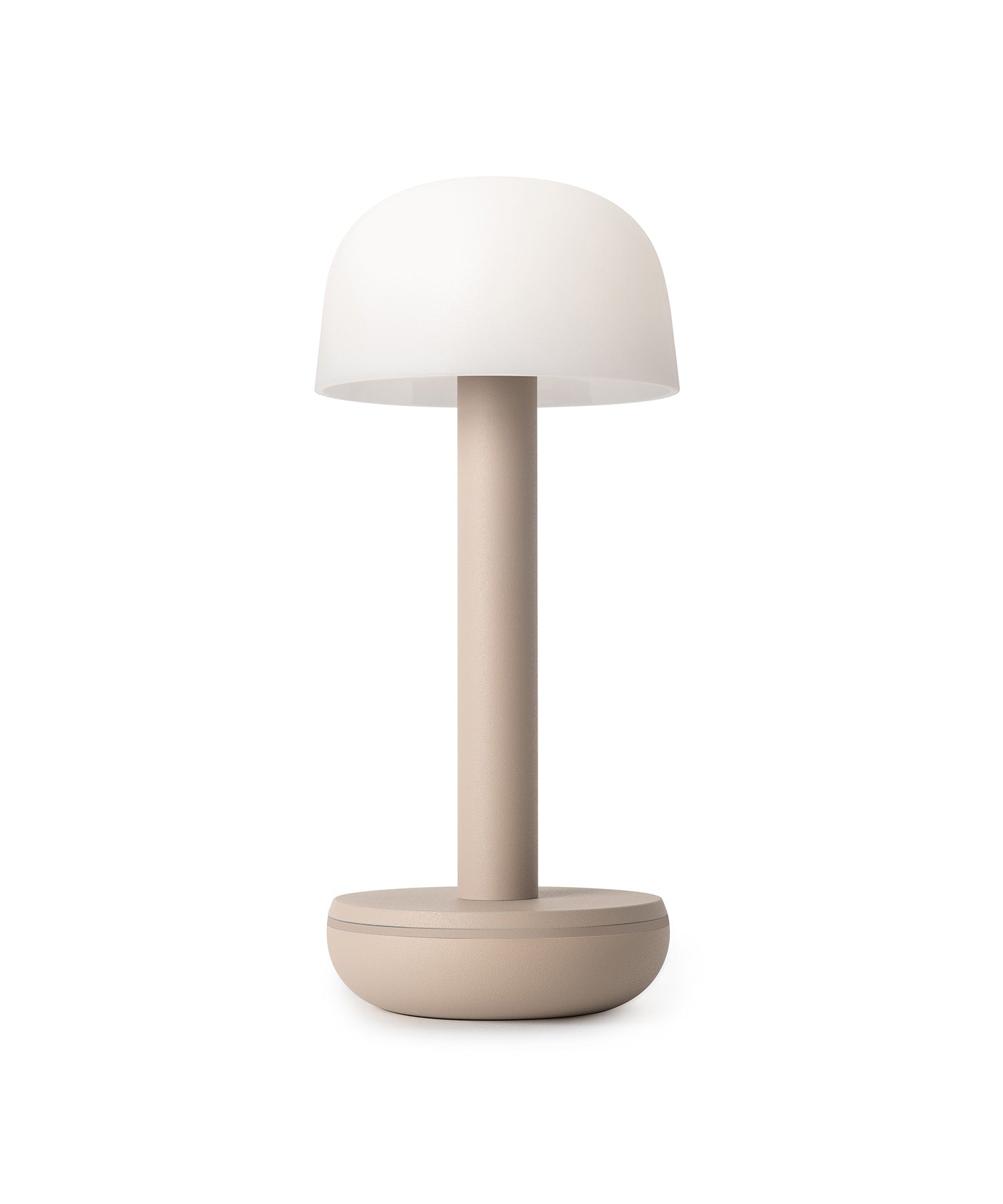 Two Beige Frosted