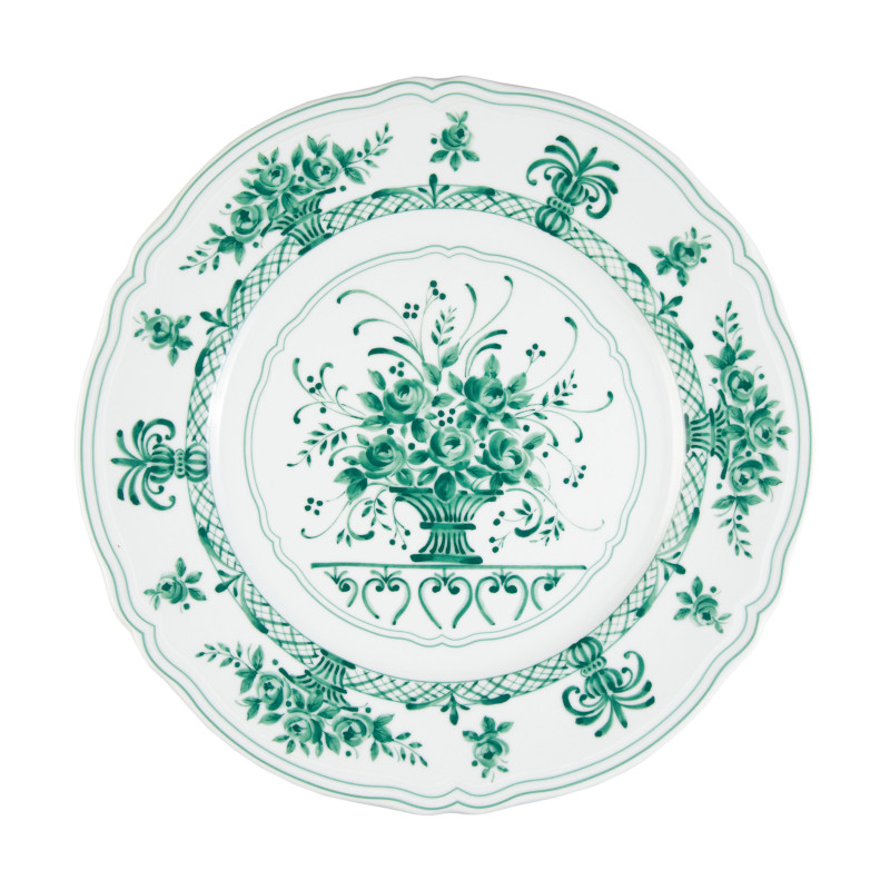Anthiros Wit en Groen Design Onderbord Ø cm 32