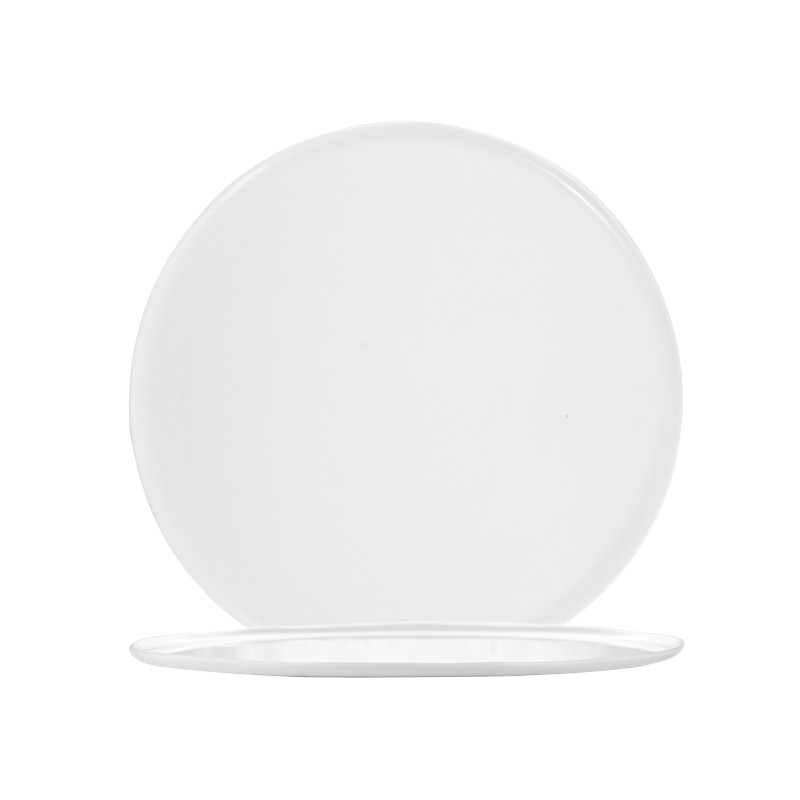 Aphros Glanzend en Mat Witte Dinerbord Ø cm 25,5