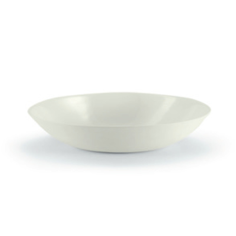Aphros Glanzende en Matte Witte Kom Ø 28 cm