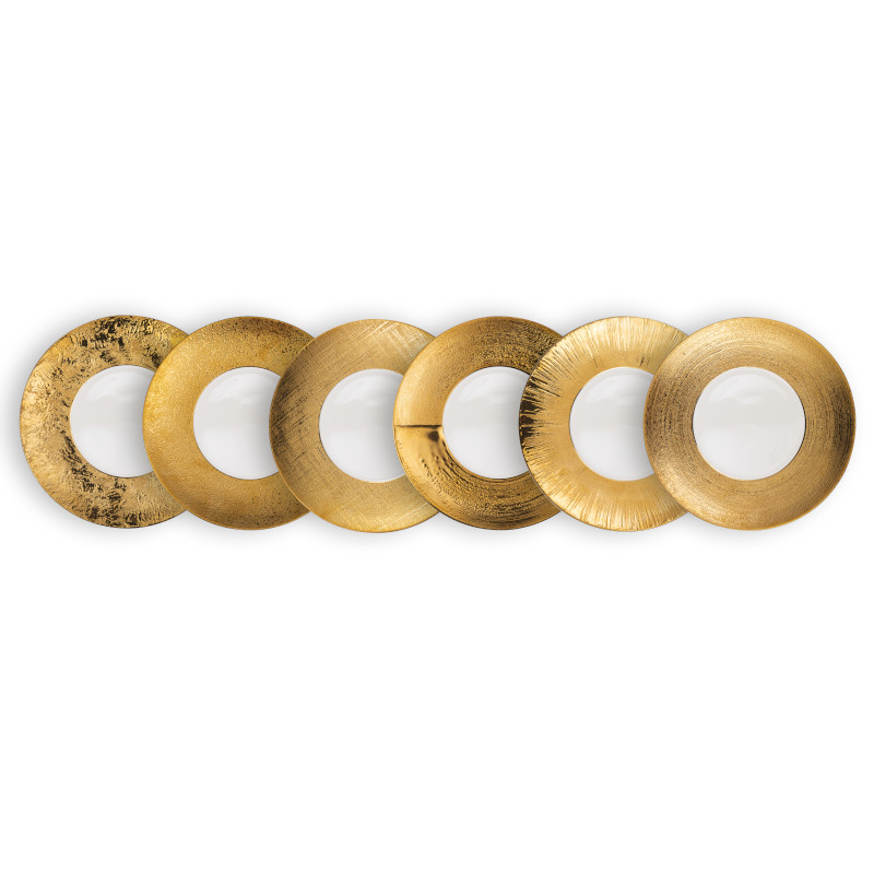 Deras Goud Afwerking Mix Decor Presentatiebord Ø cm 29,5