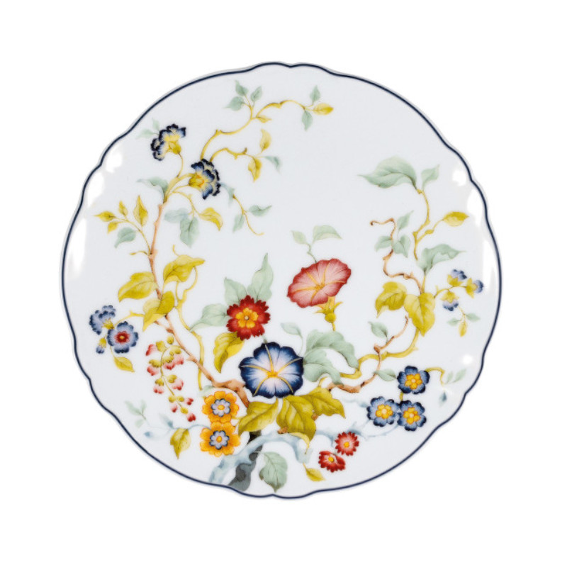 Florentius Wit en Blauw Broodbord Ø cm 16