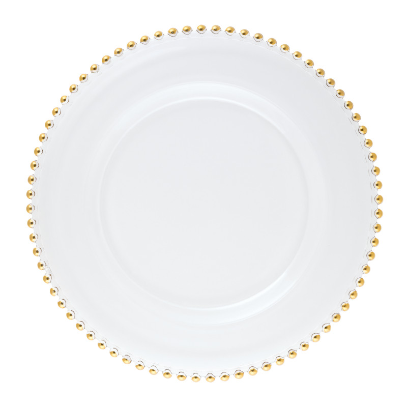Helios Goud Met Kralen Dessertbord Ø cm 21,5