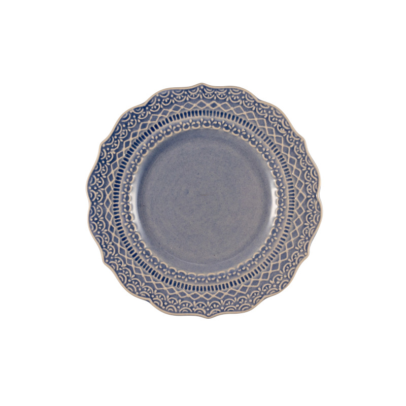 Skalistos Broodbord Denim Blauw Ø 15 cm h 2 cm