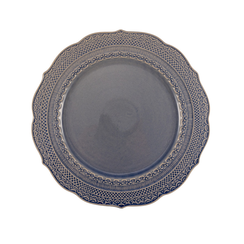 Skalistos Dinerbord Denim Met Reliëf Ø 28 cm h 2 cm