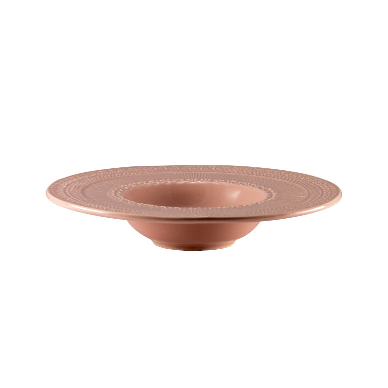 Skalistos Pastabord Roze Reliëf Ø 27 cm h 4 cm