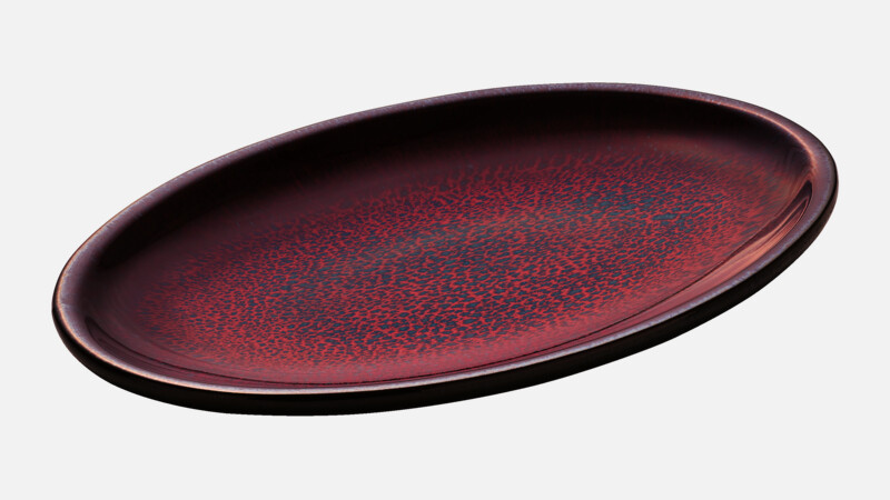 Coupe ovale plat