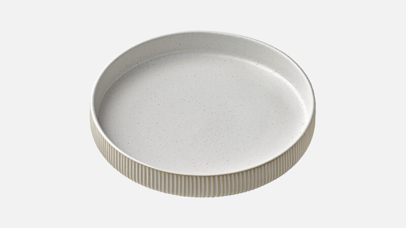 Assiette profonde à bord haut, embossée 24 cm