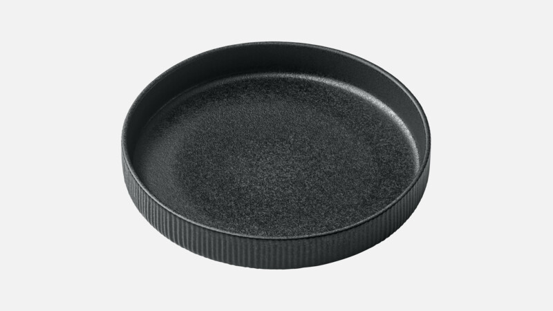 Assiette profonde bord haut embossée 24 cm