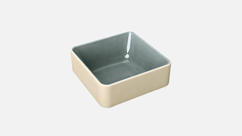 Small dish square stackable