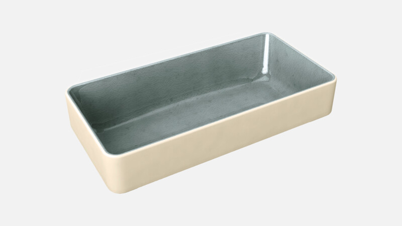 Bowl rectangular stackable