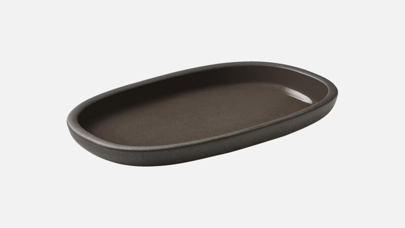 Plat ovale coupe