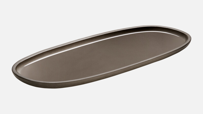 Plat ovale coupe