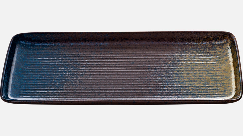Platter rectan. embossed