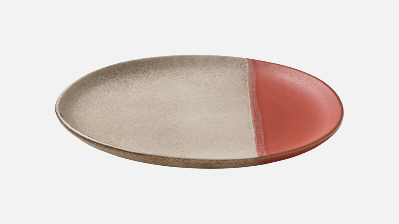 Assiette plate ronde coupe 23 cm