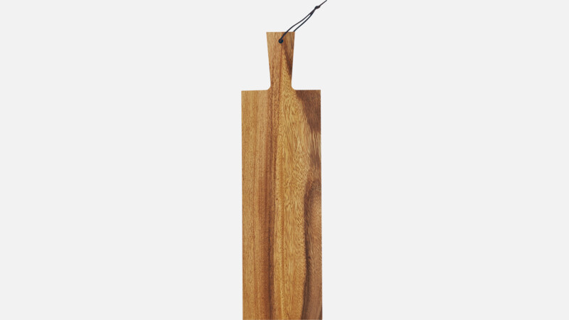 Serving board with handle