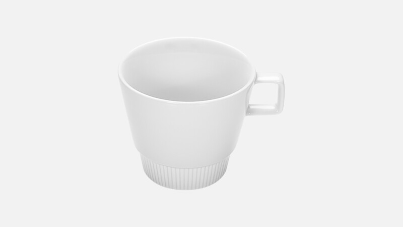 Becher geriffelt 9 cm