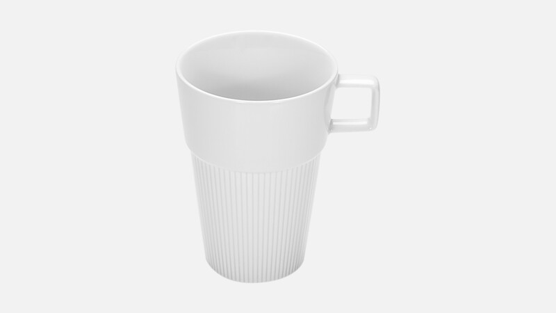 Becher gerippt 9,1 cm