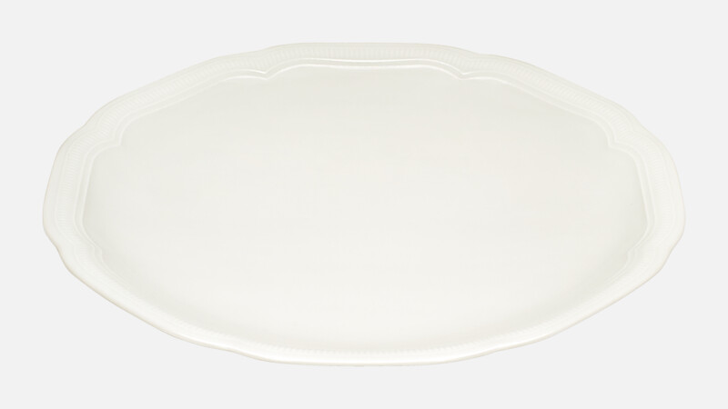 Plate flat round coupe embossed 29 cm