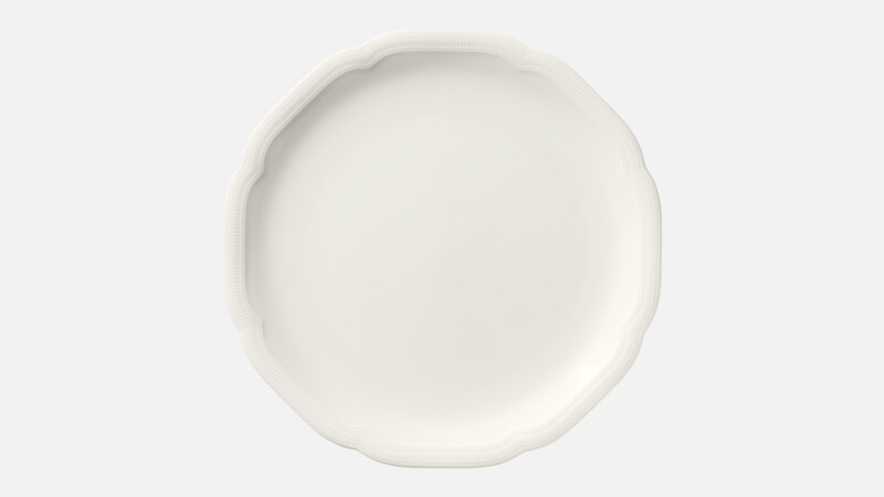 Plate flat round coupe embossed 29 cm
