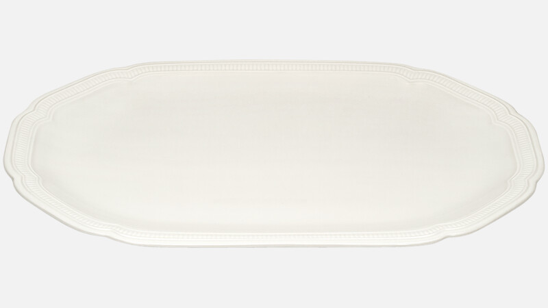 Platter oval coupe embossed