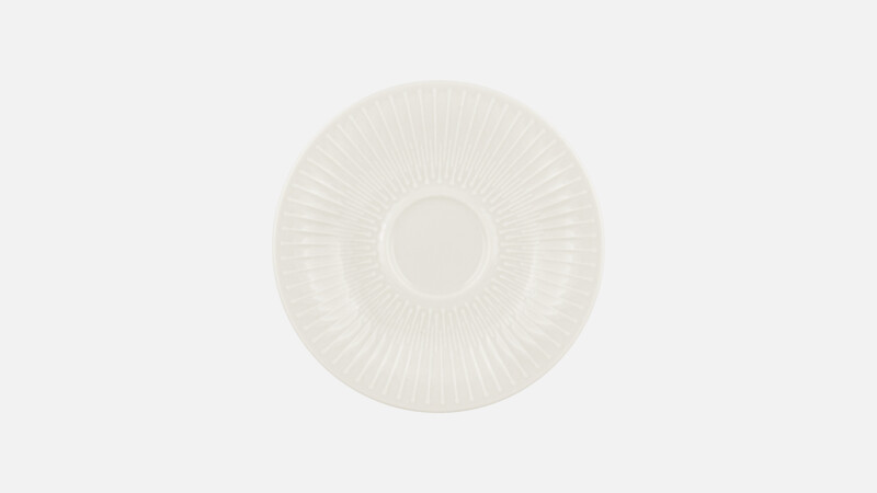Soucoupe ronde embossée 13,2 cm