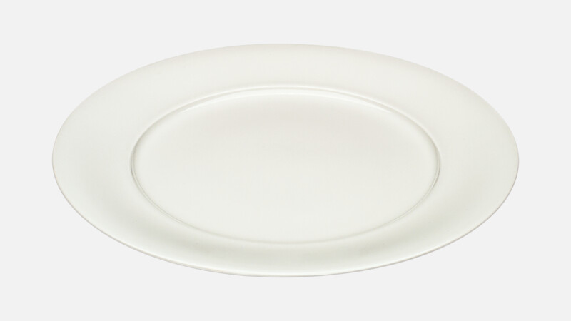 Assiette plate ronde avec bordure 26 cm