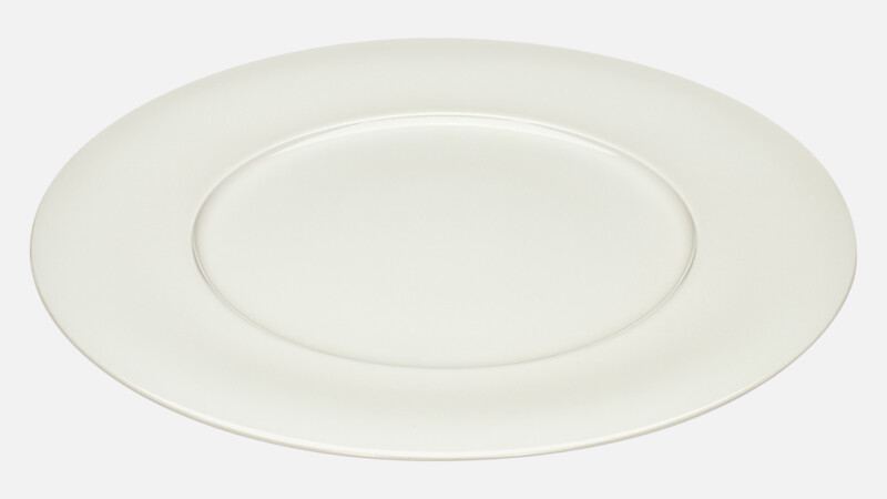 Assiette plate ronde avec bordure 31,3 cm