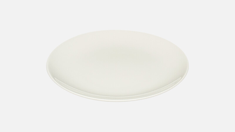 Assiette plate ronde coupe 12,1 cm