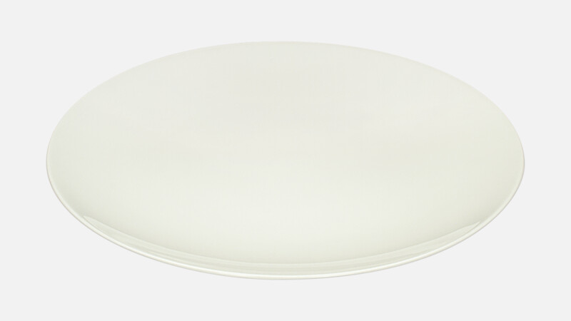 Plate flat round coupe 27 cm