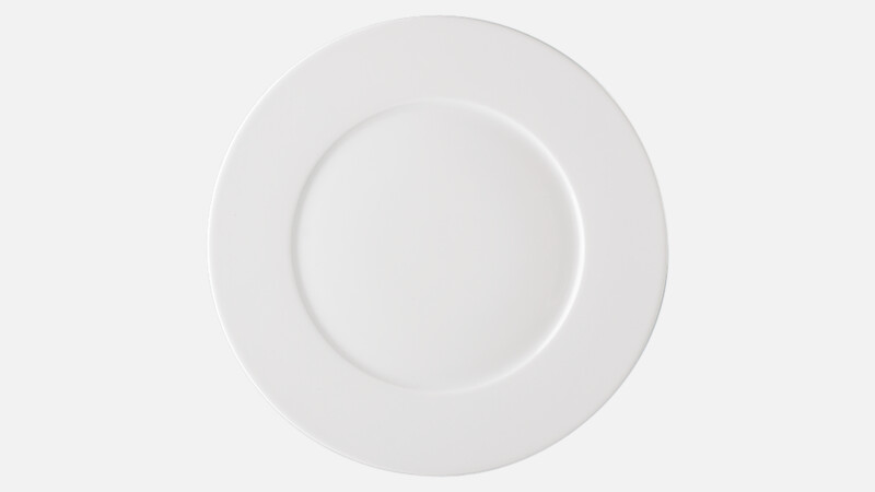 Plate flat round with rim 31.3 cm