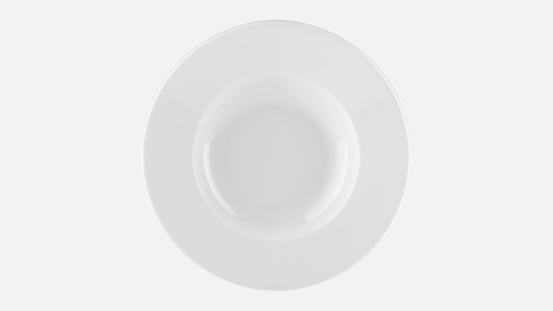 Plate deep round with rim 28.3 cm