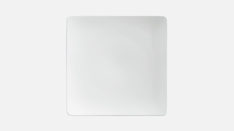 Plate flat square coupe