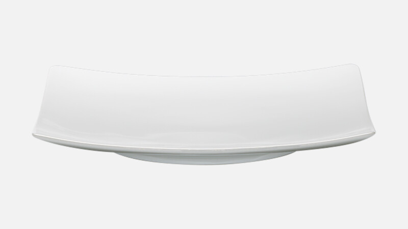 Plate flat square coupe