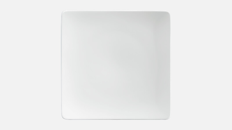 Plate flat square coupe