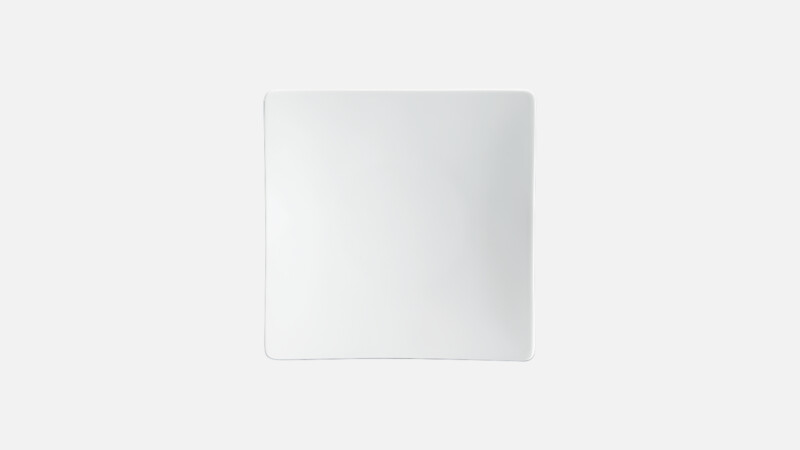 Plate half-deep square coupe