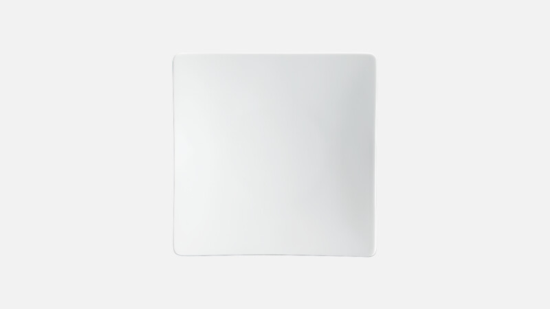 Plate half-deep square coupe