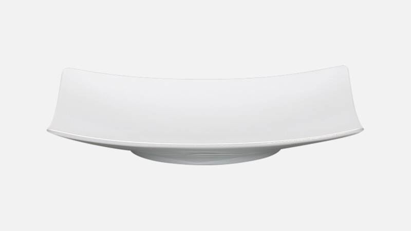 Plate half-deep square coupe