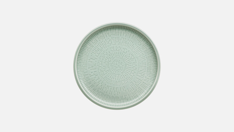 Plate flat coupe structure 16.6 cm