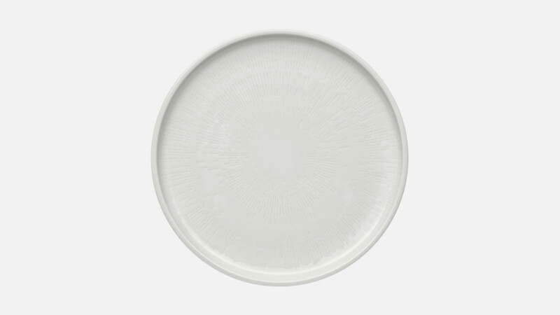Assiette plate coupe structure 26,1 cm