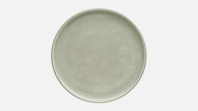 Plate flat coupe structure 27.9 cm