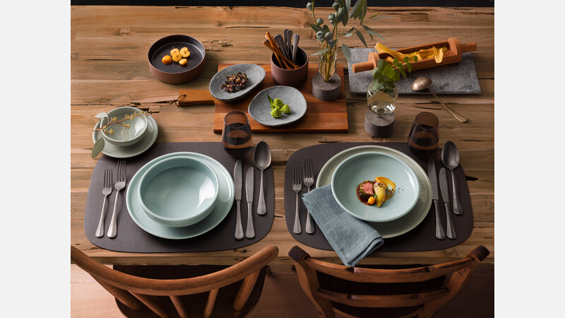 Plate flat coupe structure 27.9 cm