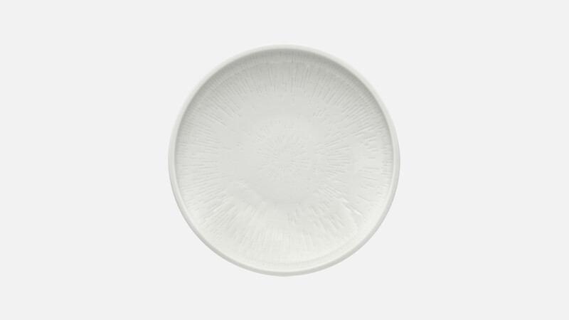 Assiette creuse ronde coupe structure 21,0 cm