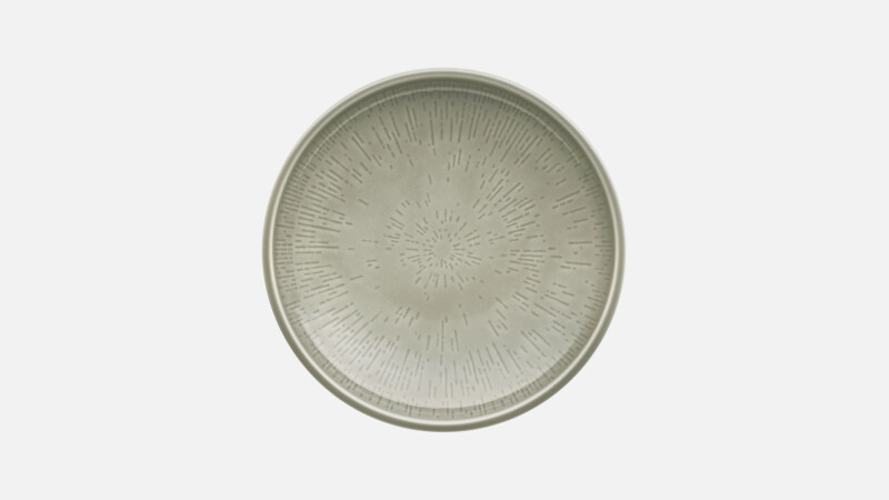 Assiette creuse ronde coupe structure 21,0 cm