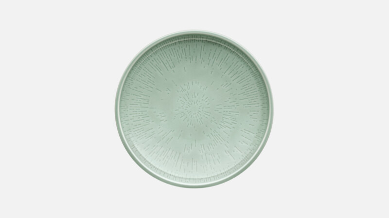 Assiette creuse ronde coupe structure 21,0 cm