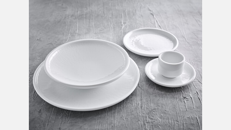 Plate deep round coupe structure 26.1 cm